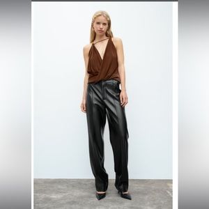 Zara leather pants